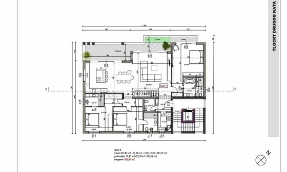 Luxury duplex apartment of 297 m2 just 500m from the sea in, picture 4