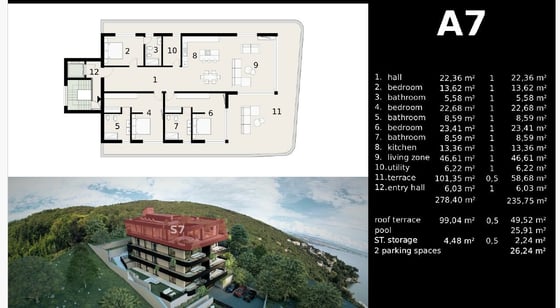 New luxury penthouse in Icici with rooftop terrace and priva, picture 13