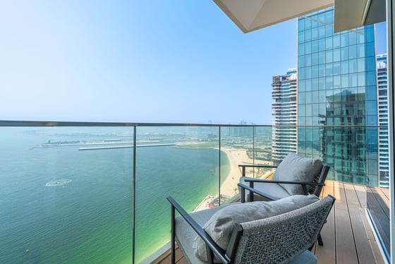 Stunning 2BR | Vacant | High Floor | Sea View, picture 1