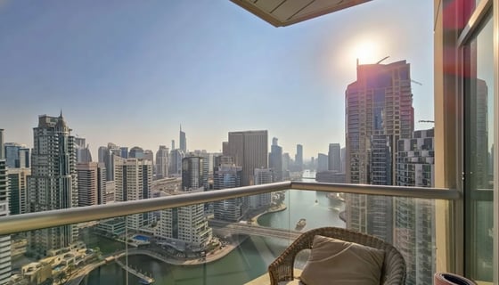 Full Marina View | Rare Layout | High Floor, picture 1