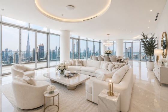 Penthouse | Burj View | Vacant | Unfurnished, picture 1