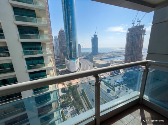 Exclusive Sea View | Spacious 3BR + Maid | Princess Tower, picture 1
