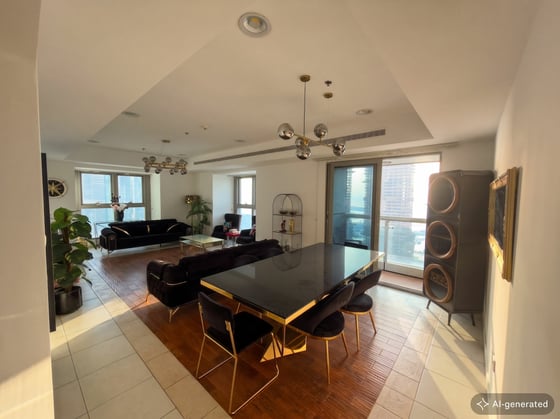 Exclusive Sea View | Spacious 3BR + Maid | Princess Tower, picture 4