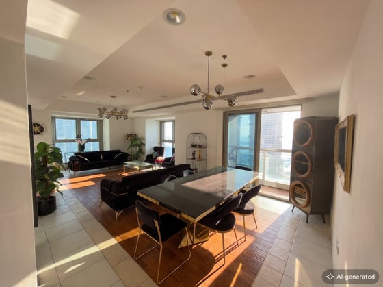 Exclusive Sea View | Spacious 3BR + Maid | Princess Tower, picture 2