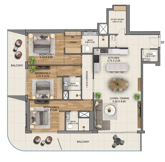 1YR Post Handover Payment Plan | Branded Residence, picture 10