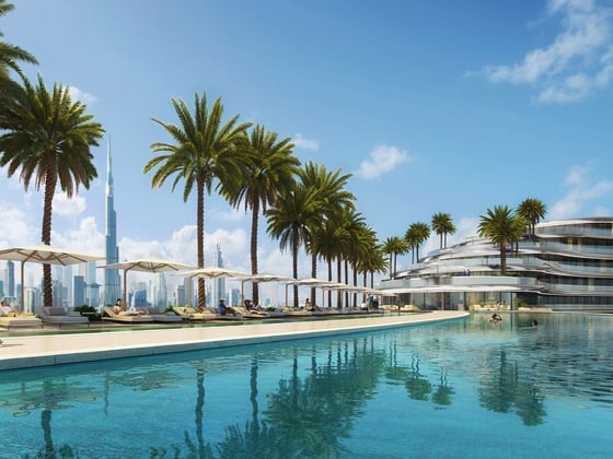 Al Arab on Horizon with Sunset | Overlooking Pool, picture 9