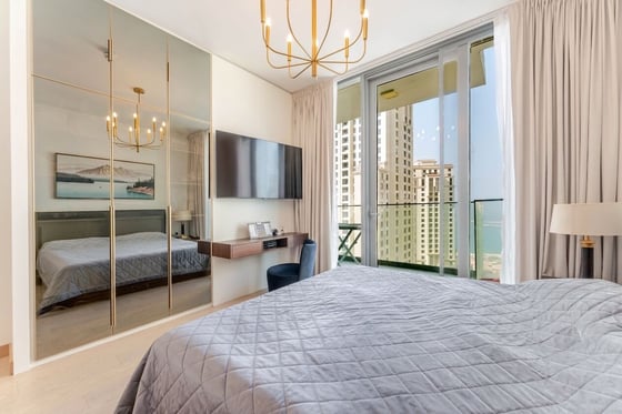 Fully Upgraded | Partial Sea View | 2BR + Maid’s, picture 11