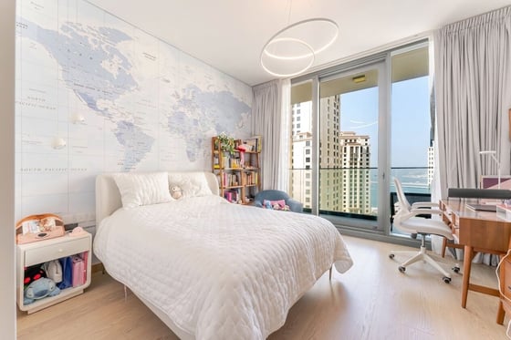 Fully Upgraded | Partial Sea View | 2BR + Maid’s, picture 8