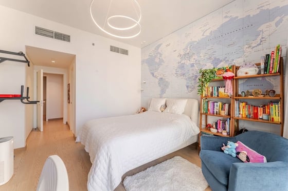 Fully Upgraded | Partial Sea View | 2BR + Maid’s, picture 9