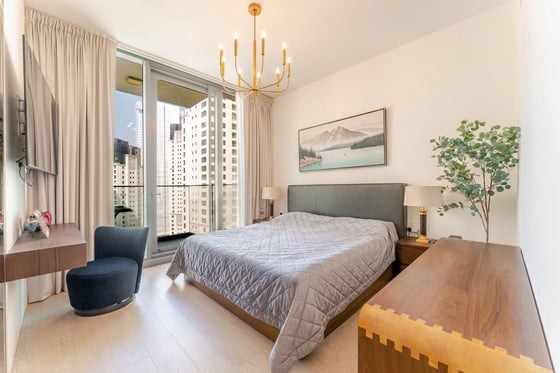 Fully Upgraded | Partial Sea View | 2BR + Maid’s, picture 12