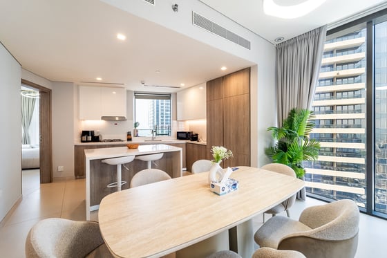 Marina view | High floor | Turn key | Partial upgrades, picture 1