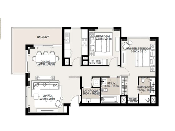 Large Corner 2BR | Full Park View | Vacant, picture 11
