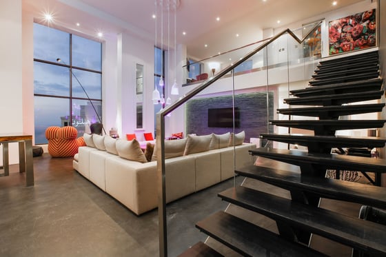EXCLUSIVE - Stunning Views - Designer Duplex Loft in JBR, picture 1