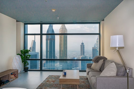 Modern 1 Bed | High Floor |Stunning DIFC &amp; Sea View, picture 10