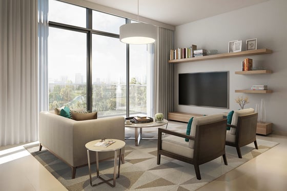 Spacious luxury apartment with private terrace in Dubai Hills Estate, picture 1