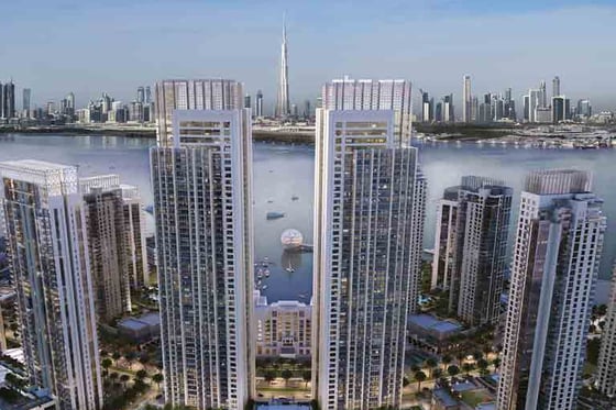 Luxury apartment with Burj Khalifa view in Dubai Creek Harbour, picture 8