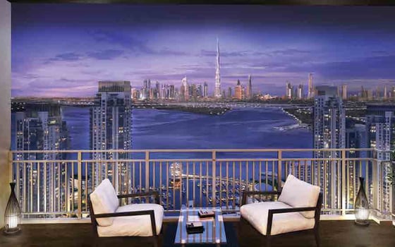 Luxury apartment with Burj Khalifa view in Dubai Creek Harbour, picture 3