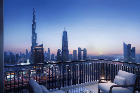 Burj Khalifa view luxury apartment in Downtown Dubai, picture 9
