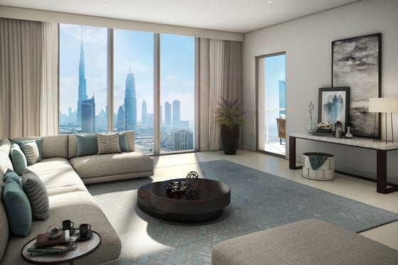 Burj Khalifa view luxury apartment in Downtown Dubai, picture 7