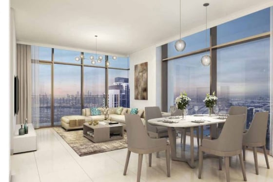 Chic, luxury apartment in central Dubai Creek Harbour district, picture 4
