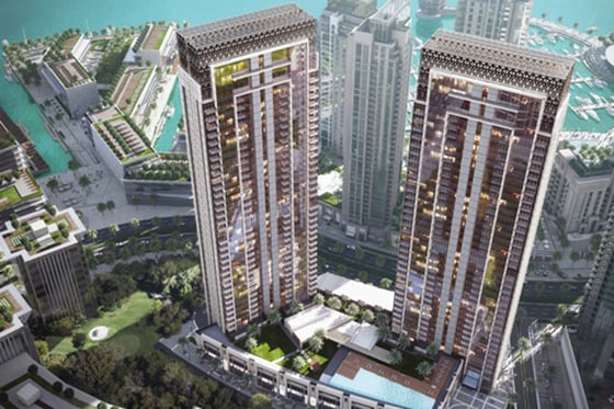 Chic, luxury apartment in central Dubai Creek Harbour district, picture 10