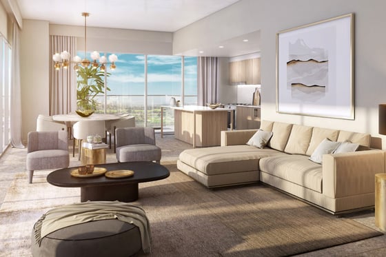 Large, golf view luxury apartment in Dubai Hills Estate, picture 1