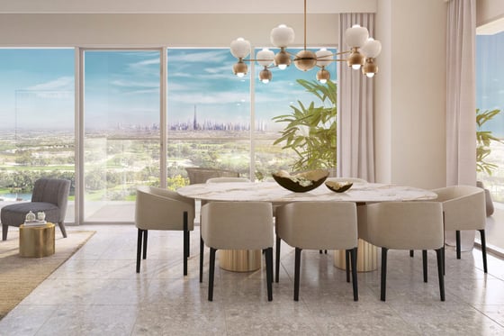 Large, golf view luxury apartment in Dubai Hills Estate, picture 8