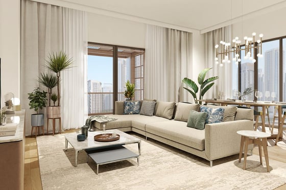 Waterfront view luxury apartment in Dubai Creek Harbour, picture 6