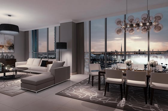 Dubai Creek Harbour luxury apartment in waterfront location, picture 1