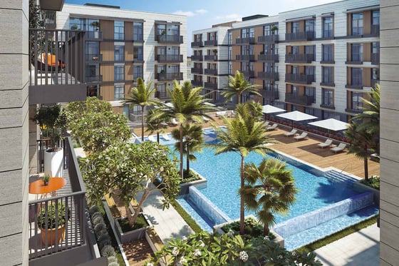 Elegant and spacious apartment in central Jumeirah Village Circle residence, picture 1