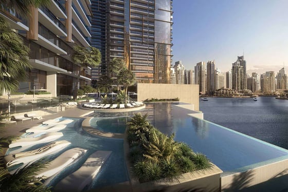 Luxury apartment in serviced Dubai Marina residence with full marina view, picture 14