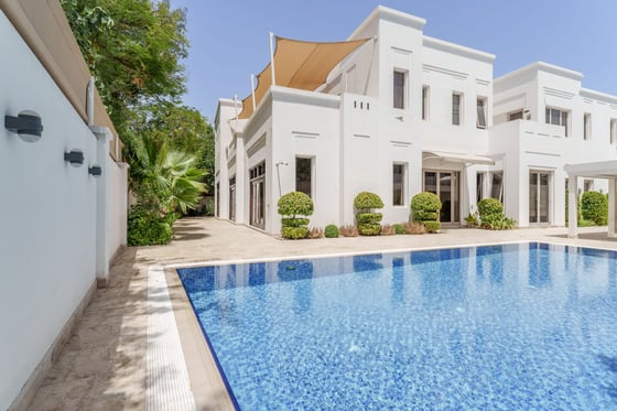 Video tour for Upgraded Luxury Villa with Private Pool in Al Barari.