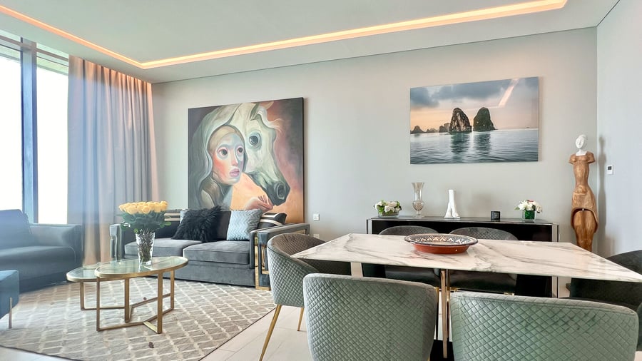 Furnished apartment in Business Bay with fantastic view, picture 1