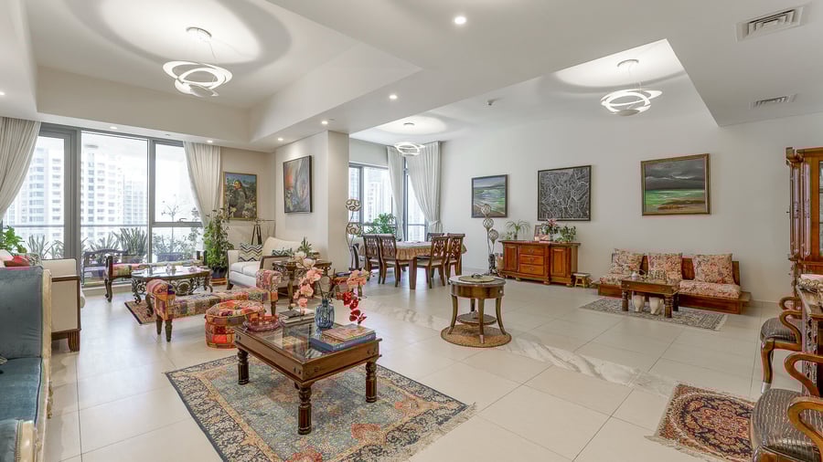 Furnished combined apartment in Downtown with city view, picture 1