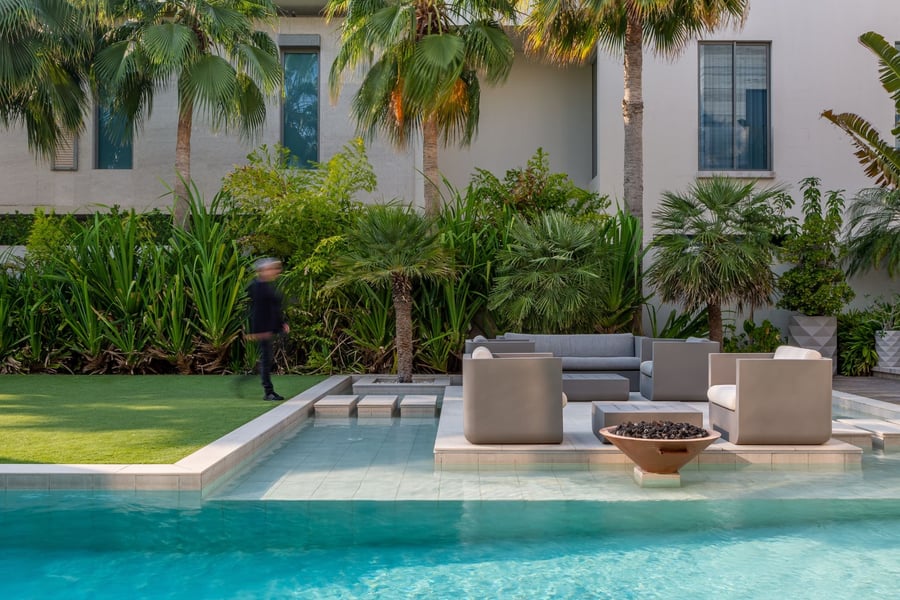 Pool area