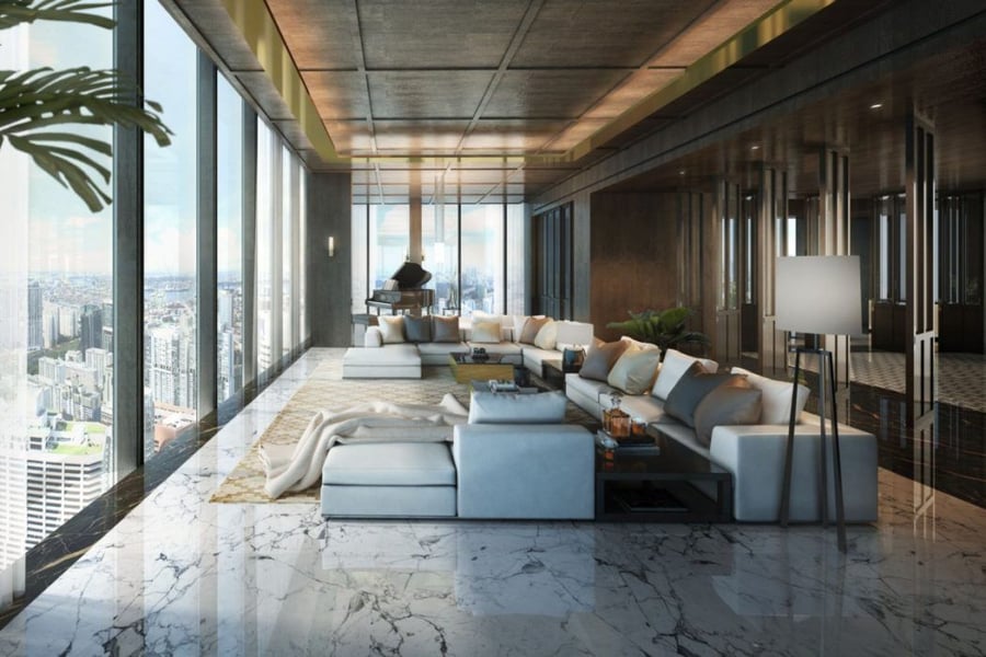 Wallich Residence penthouse in Singapore