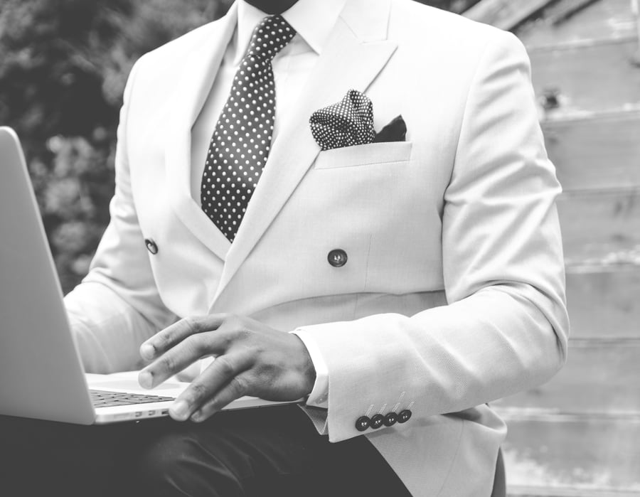 Summer double breasted suit