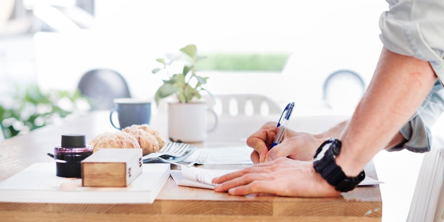 Signing contracts