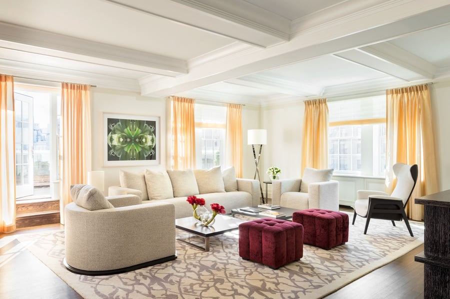 Image credit: The five bedroom hotel suite at the Mark, New York