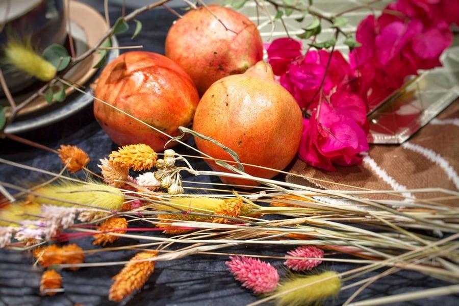 Fruit and flowers