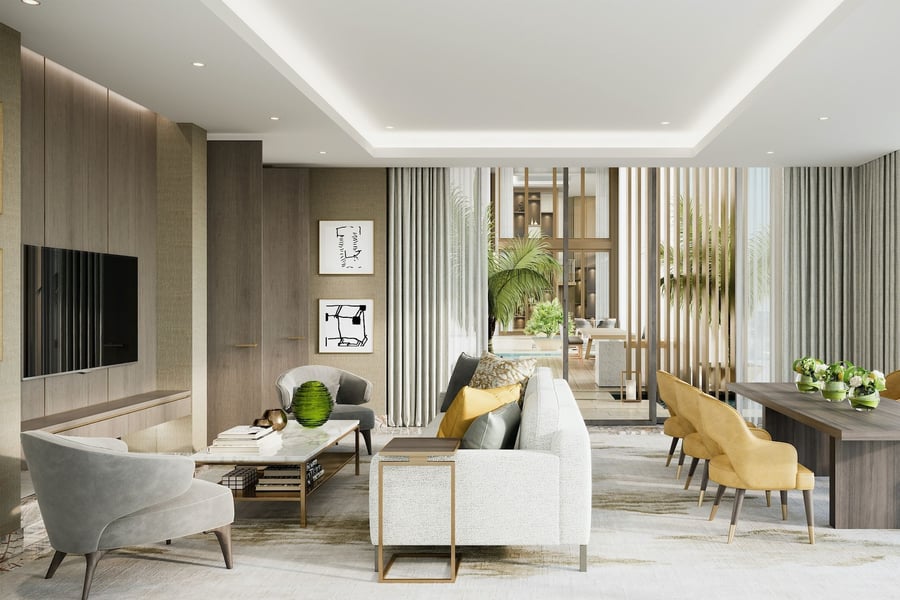 Living area Atlantis The Royal Residences 2