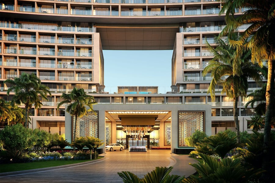 Entrance for Residents at Atlantis The Royal Residences | Luxhabitat Sotheby's