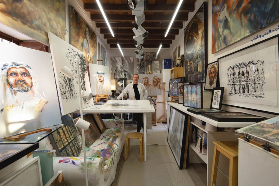 Mike Arnold studio